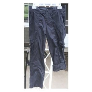 Simply Vera Vera Eng Black Convertible Cargo Pants